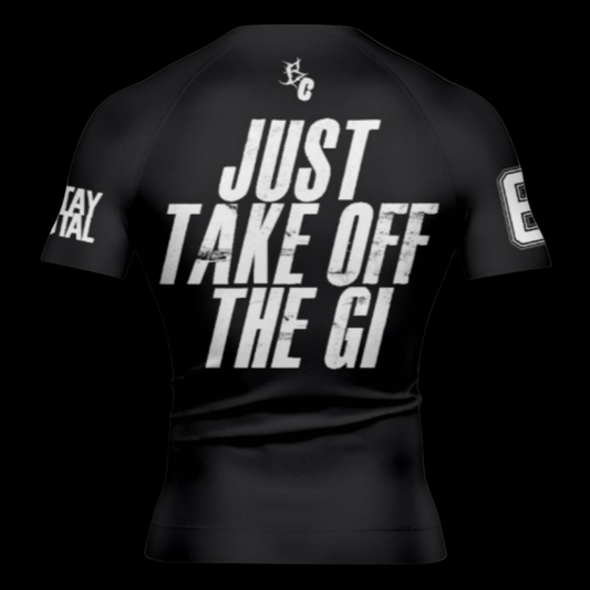 Brutal Cuddlers no gi BJJ rashguard back design for grappling training