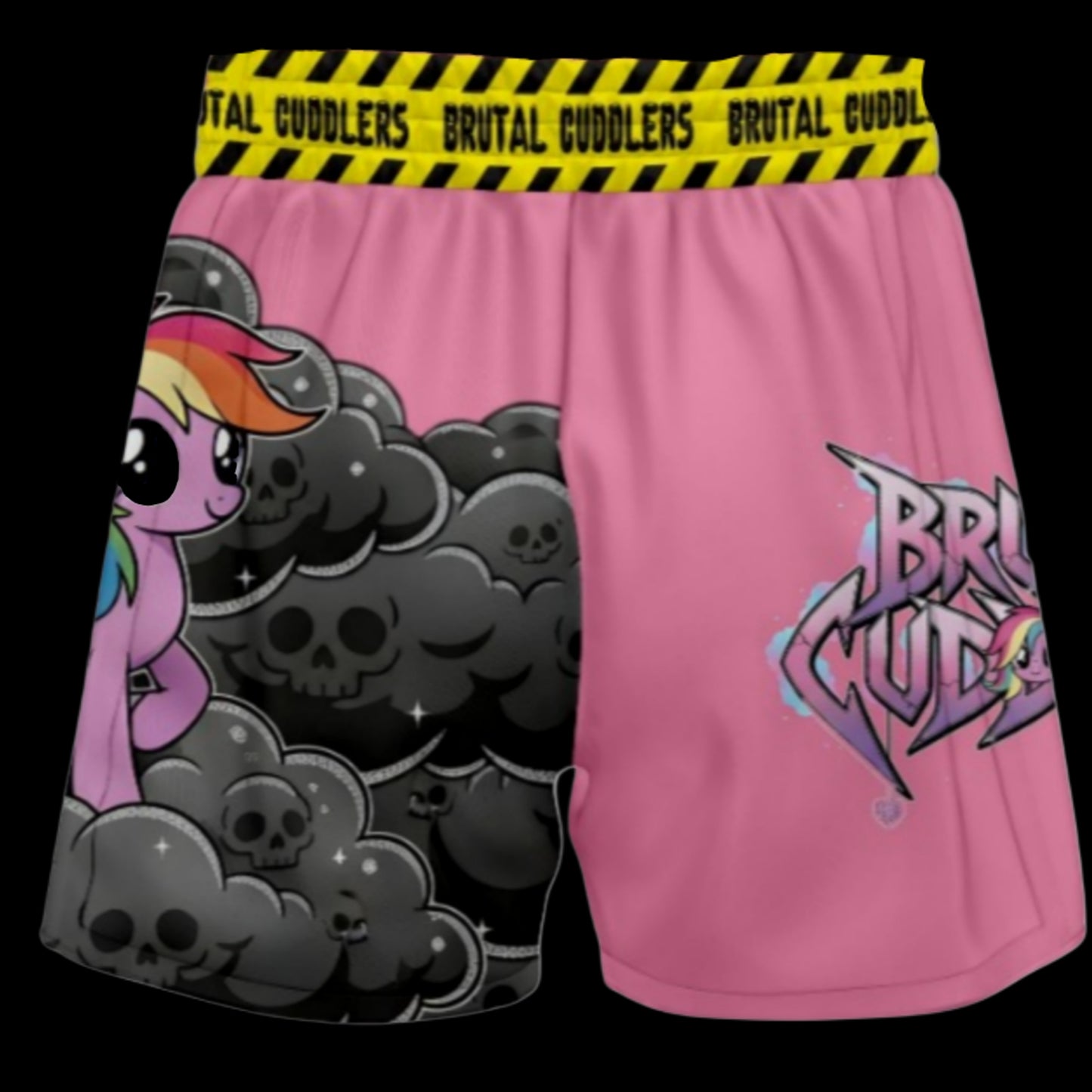 PRE-ORDER Brutal Cuddlers Rainbow Grappling Shorts (Unisex)